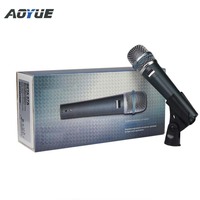Microphone filaire de studio professionnel dynamique cardioïde B-57 pour la voix en direct karaoké