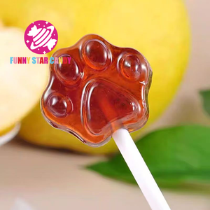 Pâte <span class=keywords><strong>de</strong></span> poire d'automne rafraîchissante sucette OEM collation décontractée emballée individuellement différents types <span class=keywords><strong>de</strong></span> bonbons durs à saveur <span class=keywords><strong>fruit</strong></span>ée sucette - Product Image 3