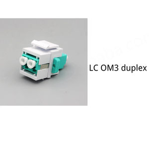 LC Multimode Duplex Fibre Optique Keystone Veste Coupleur Adaptateur Intérieur Extérieur Utilisation 4G 3G Réseaux Wi-Fi - Product Image 5
