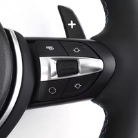 Volant sport M personnalisé en PVC pour BMW Série 3 E60 E65 E66 X5 E70 X6 E71 E81 E82 E83 E84 E85 E87 E88 E89 E90 E91 E92 E93