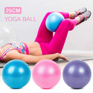 Pelota de Yoga de PVC Antideslizante de 25 cm con Logotipo Personalizado, Pelota de Ejercicio Inflable para Pilates, para Estudio de Pilates - Product Image 1