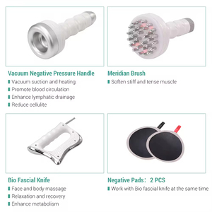 <span class=keywords><strong>Portable</strong></span> 4in1 Muscle Relax Micro-courant Bio Fascial Couteau Chauffage Sous Vide Bio Brosse Soins De Santé Méridien Machine - Product Image 4