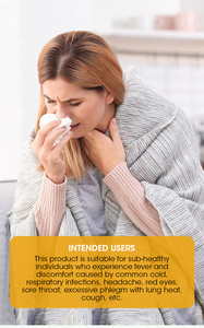 Venta caliente Yeso frío para niños Hierbas naturales Parche de alivio de enfriamiento de fiebre OEM ODM - Product Image 4