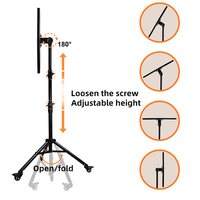 Fotopro Projecteur d'intérieur de salle de classe haute Performance Tablette pour ordinateur portable Support de trépied debout extensible