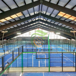 Proveedor profesional Venta 20*10m Tamaño Paddle Ball Campo deportivo Cancha Panorámica <span class=keywords><strong>Padel</strong></span> Cancha de tenis - Product Image 5