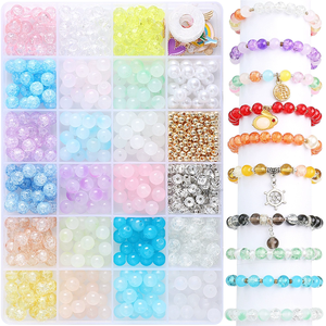 Kit de perles rondes en céramique Heishi de 24 couleurs, modèle TGC-20427, pour la fabrication de bijoux, bracelets et colliers DEE.LUN - Product Image 3