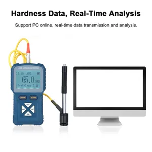 เครื่องทดสอบความแข็งแบบลีบความแม่นยำสูง เครื่องทดสอบความแข็งโลหะแบบดิจิตอลพกพา HLD HB HL D ชนิดอุปกรณ์ทดสอบแรงกระแทก รับผลิตตามสั่ง OEM - Product Image 2