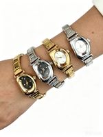 Montre bracelet à breloques pour femme, bijou de mode, montre-bracelet à quartz avec pendentifs mignons, bracelet à maillons en acier inoxydable, montre cadeau