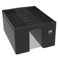 Centre de données modulaire avec armoire de distribution d'alimentation, rack de serveur 42U, prêt à l'emploi pour le déploiement de calcul GPU