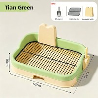 Toilette pour chien d'intérieur, plateau avec tiroir antidérapant pour coussinets absorbants pour chiots