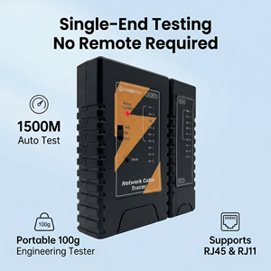 Probador de Cables LAN Individual con Diseño Ergonómico y Agarre Cómodo para Uso Diario por Técnicos Profesionales - Product Image 2