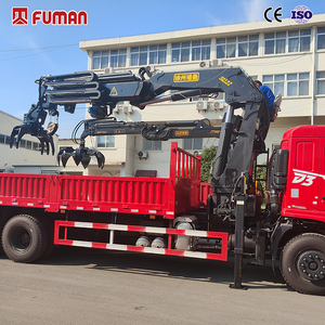 رافعة شاحنة فومان بحمولة 12 طن ذات ذراع مفصلي قابل للطي للبناء والخدمات اللوجستية - Product Image 2