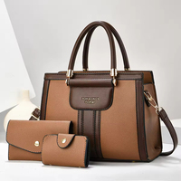 Nouvelle Collection 2026 : Ensemble de 3 Sacs en Cuir PU Tendance pour Femmes – Sacs à Bandoulière de Luxe de Créateur avec Portefeuille