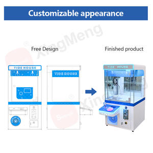 Mini machine à griffes pour enfants, à jetons, attrapeur de prix pour bonbons, peluches et cadeaux, jeu d'arcade - Product Image 5