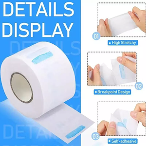 Papel Desechable para Cuello <span class=keywords><strong>de</strong></span> Barbero, Tiras Precortadas para Uso en Barberías y Salones <span class=keywords><strong>de</strong></span> Belleza - Product Image 3