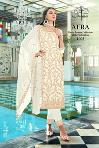 Muy recomendado Salwar Kameez Georgette traje pakistaní con bordado pesado trabajo boda fiesta uso en proveedor mayorista - Product Image 3