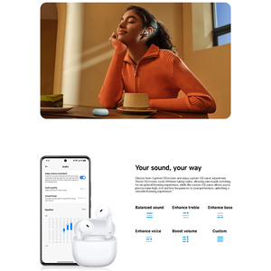 หูฟังไร้สาย Redmi Buds 8 Active แบบกึ่งอินเอียร์ ไดรเวอร์ 14.2 มม. ไมโครโฟนคู่ตัดเสียงรบกวน ENC ควบคุมด้วยระบบสัมผัส เสียงคุณภาพสูง Hi-Fi พร้อมไฟ LED - Product Image 6