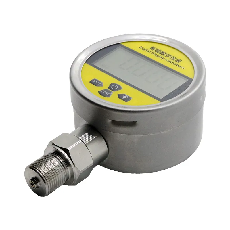 PT118 Digital Pressure Gauge Meter 10000psi Water Pump Intelligent High Precision Pressure Gauge Sensor 1/4 Npt Hydraulic