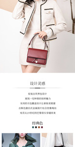 Sac à bandoulière pour femme en cuir véritable de haute qualité, sac à main élégant et tendance, sacoche bandoulière pour femme, vente en gros d'usine - Product Image 2