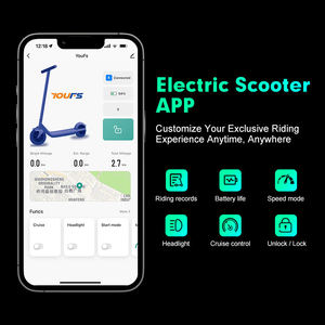 Scooter Eléctrico MK086 de 500W para Adultos, 48V, 45KM de Autonomía, Neumático Antipinchazos, IP54, Venta al Por Mayor, Suministro a Granel, Almacén UE - Product Image 4