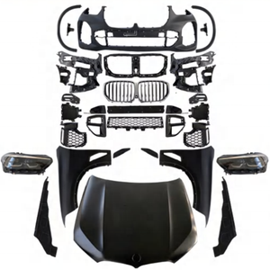 Mới đến 2013-2018 X5 F15 nâng cấp 2022 + X5 M-TECH BodyKit 2018 + X5 G05 MT mui xe X5 Chắn Bùn Đèn pha lưới tản nhiệt phía trước cản - Product Image 1