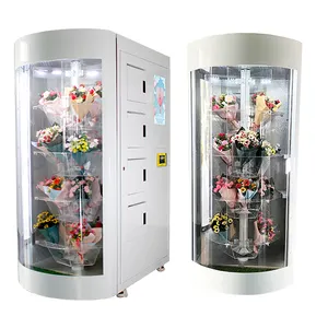 Winnsen Custom 24 Hours Outdoor Fresh-Cut Flower Vending Machine for Floral Shop Selling Bouquets