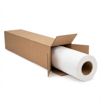 Rollo de Papel para Plotter de Inyección de Tinta Blanco de 62 Pulgadas, 72 Pulgadas, 70 g/m², 80 g/m² para la Industria Textil