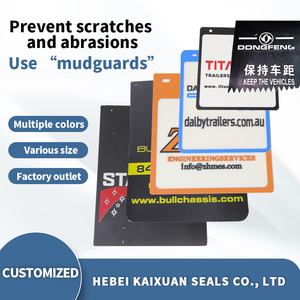 Plastik disesuaikan karet/M PVC lumpur Flap untuk truk dan trailer dengan Logo disesuaikan karet/PVC ditunjukkan - Product Image 3