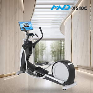 เครื่องออกกำลังกายแบบเอลลิปติคอลคุณภาพสูง พร้อมหน้าจอซิงค์ MND Fitness Elliptical Cross Trainer สำหรับโรงแรมระดับ 5 ดาว ประหยัดพื้นที่ - Product Image 1
