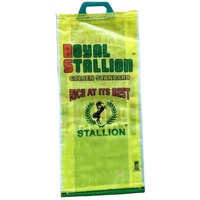 Sacs Doypack personnalisés en nylon et plastique de 5 kg et 10 kg avec fermeture éclair, qualité alimentaire, pour l'emballage de haricots et de riz