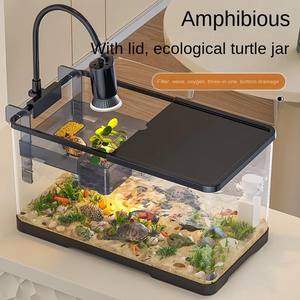 Vente en gros Aquarium décoratif de bureau en acrylique ultra transparent de 20 gallons Aquarium moderne Aquarium d'eau salée - Product Image 4