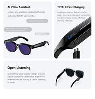 Lunettes Intelligentes M89S à Recharge Sans Fil avec Enregistrement Photo/Vidéo, Traducteur IA, Audio, WIFI et Caméra 800W