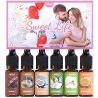 Huile Essentielle 100% Pure Naturelle Fraîche Pivoine Aromathérapie Cadeau 10ml Lot de 6 Huiles pour Diffuseur Humidificateur Savon Bougie Parfum