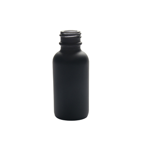 0,<span class=keywords><strong>5</strong></span> oz botella negra botella redonda Boston botellas de gotero de vidrio esmerilado negro mate cuentagotas - Product Image 4