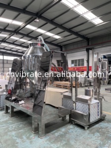 Mélangeur-broyeur automatique continu à double cône en acier inoxydable haute capacité pour granulés alimentaires, herbes sèches et poudres - Product Image 6
