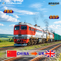 Transporte Ferroviario LCL DDP, Envío Puerta a Puerta, Agente de Carga de China a Reino Unido, Servicio Multimodal para Muebles Ligeros FBA