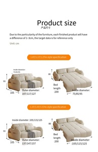2025 nouveau canapé-<span class=keywords><strong>lit</strong></span> électrique pliable à double usage petit appartement multifonctionnel automatique Intelligent haut de gamme <span class=keywords><strong>lit</strong></span> télescopique - Product Image 6