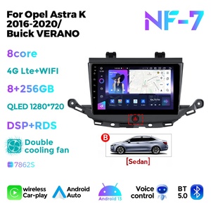 Navifly NF voiture écran tactile musique android lecteur système multimédia vidéo électronique pour Opel Astra <span class=keywords><strong>K</strong></span> 2016-2020 Buick VERANO - Product Image 3