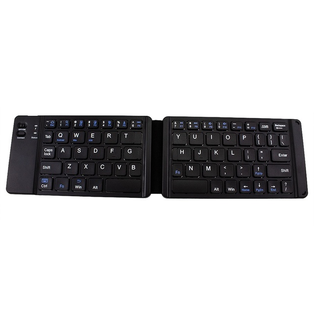 Foldable Keyboard, Durable Ultra-Thin Silent Wireless Keyboard for IPad/Tablet, Multi-Device Compatible, 100+ Days Standby