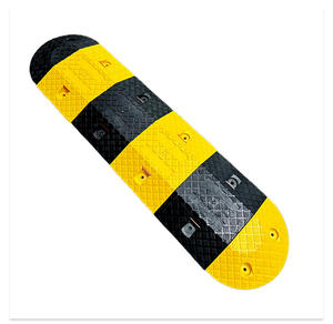 Ralentisseur de vitesse en PVC renforcé de métal Yuyue PP-235A, 25-45 mph, largeur 1-3 pouces, hauteur 50 mm, écologique, portable, compatible avec l'asphalte - Product Image 6