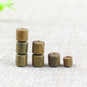ลูกปัดไม้จันทน์เขียวอาร์เจนตินาขนาด 6 มม. 8 มม. สำหรับทำสร้อยข้อมือ DIY เครื่องประดับพุทธ - Product Image 1