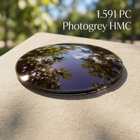 Vente en gros de lentilles ophtalmiques en résine photochromique 1,59 PC