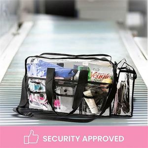 Bolsa de Maquillaje Personalizada, Bolsa Exterior Pequeña, Diseño Portátil, Material Transparente, Logotipo Personalizado, Bolsa de Maquillaje de PVC - Product Image 6