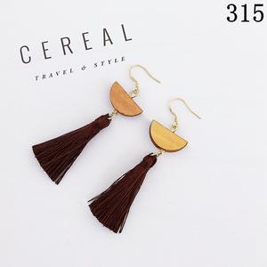 Mjjc — boucles d'oreilles en bois cristal, bijoux décoratifs en hénide fille, cheveux noirs, goutte, 2021 - Product Image 5