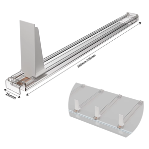 Product Pusher Adjustable Pos <b>Shelf</b> Pusher System for Display - Product Image 5