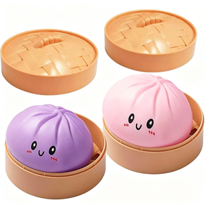 Jouets de bureau en forme de boulette géante scintillante, boulettes colorées, balles anti-stress, jouet sensoriel fidget, jouet squishy en forme de boulette - Product Image 1