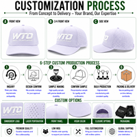 Casquette de golf 5 panneaux avec broderie personnalisée, logo sur mesure, haute qualité, faible MOQ, snapback, visière incurvée, respirante, durable, unisexe