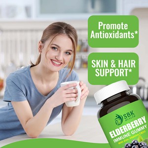 Gomitas Inmunitarias de Saúco con Zinc y Vitaminas C y D3, MOQ Bajo, Apoyo Inmunitario, Promueve Antioxidantes, Apoyo para la Piel y el Cabello - Product Image 4