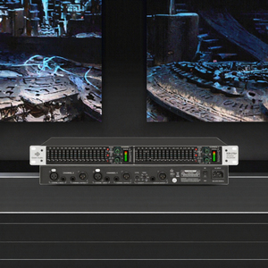 Ecualizador Gráfico de Audio Verde EQ215 de Doble Banda de 15 Bandas, Sistema de Sonido de Audio Metálico con Luz de 20 W y 220 V para Cantar/Karaoke - Product Image 2