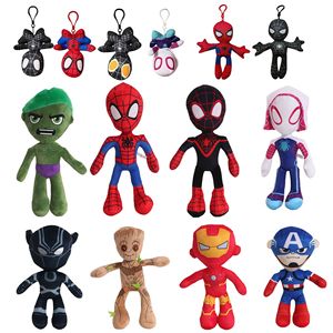 Juguete de Peluche de los Vengadores de <span class=keywords><strong>Marvel</strong></span> al por Mayor, Muñeco de Peluche Suave de la Serie de Superhéroes Spider-Man, Regalo Coleccionable de Anime - Product Image 3
